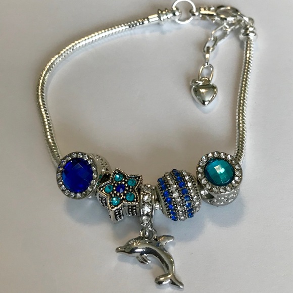 European bracelet with natures beautiful 🐬Dolphin - Picture 2 of 2